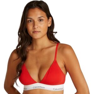 Calvin Damen BH Bralette Triangle herausnehmbare Polster, Rot (Molten), XL Calvin Damen BH Bralette Triangle herausnehmbare Polster, Rot (Molten), XL