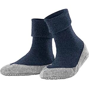 FALKE Stoppersocken Cosyshoe W Hp Wolle rutschhemmende Noppen 1 Paar, Blau Marine Melange 6794, 39-40 FALKE Stoppersocken Cosyshoe W Hp Wolle rutschhemmende Noppen 1 Paar, Blau Marine Melange 6794, 39-40