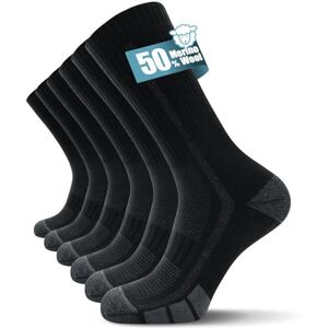 TANSTC Merino Socken Herren,Wollsocken 43-46, Outdoor & Trekking-Socken, Atmungsaktiv & Anti-Blasen Warm Dicke Gepolstert Thermosocken für Herren, Damen, 3 Paar TANSTC Merino Socken Herren,Wollsocken 43-46, Outdoor & Trekking-Socken, Atmungsaktiv & Anti-Blasen Warm Dicke Gepolstert Thermosocken für Herren, Damen, 3 Paar