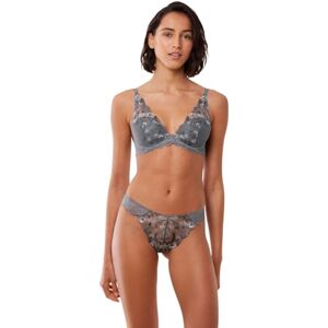 Triumph Damen Sensual Spotlight Highleg Brazilian, Pebble Grey, 36 Triumph Damen Sensual Spotlight Highleg Brazilian, Pebble Grey, 36