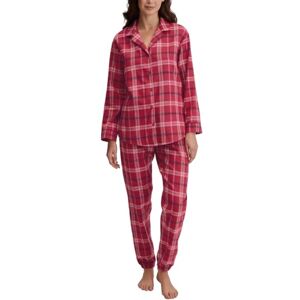 CALIDA Holiday Dreams Pyjama, lang Damen, Flannel deep red 40-42 CALIDA Holiday Dreams Pyjama, lang Damen, Flannel deep red 40-42