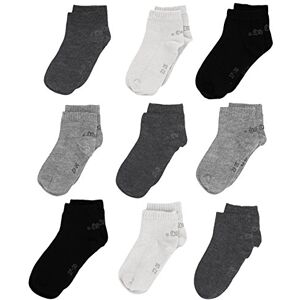 s.Oliver Socks Jungen Sneakersocken S21010, 9er Pack, Grau (grey 49), 31-34 (Herstellergröße: 31/34) s.Oliver Socks Jungen Sneakersocken S21010, 9er Pack, Grau (grey 49), 31-34 (Herstellergröße: 31/34)