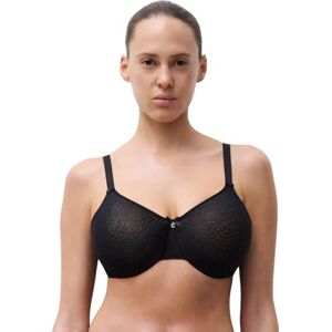 Chantelle C MAGNIFIQUE, Sehr Bedeckender Gemoldeter BH, Unnsichtbare Unterwäsche für Damen, 85F, Schwarz Chantelle C MAGNIFIQUE, Sehr Bedeckender Gemoldeter BH, Unnsichtbare Unterwäsche für Damen, 85F, Schwarz