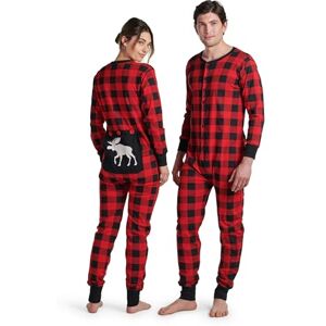 Little Blue House Hatley Unisex Union Suit Pyjama-Set, Buffalo Plaid, L Little Blue House Hatley Unisex Union Suit Pyjama-Set, Buffalo Plaid, L