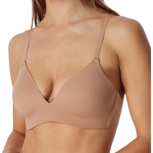 Schiesser Damen BH gepaddet ohne Bügel Invisible Soft, Maple_166568, 80B Schiesser Damen BH gepaddet ohne Bügel Invisible Soft, Maple_166568, 80B