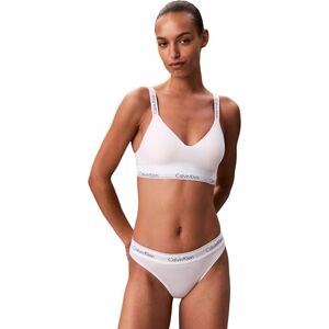 Calvin Damen BH Bralette Lightly Lined Elastischer Bund, Weiß (White), M Calvin Damen BH Bralette Lightly Lined Elastischer Bund, Weiß (White), M