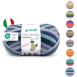 120 Gründl Wolle Hot Socks Madena 4-fach Sockenwolle für 1 Paar Socken Sockengarn Weich und hautfreundlich 75% Schurwolle, 25% Polyamid 1 Knäuel 100 g / 420 m -Nadelstärke 2,5-3 Blau 120 Gründl Wolle Hot Socks Madena 4-fach Sockenwolle für 1 Paar Socken Sockengarn Weich und hautfreundlich 75% Schurwolle, 25% Polyamid 1 Knäuel 100 g / 420 m -Nadelstärke 2,5-3 Blau