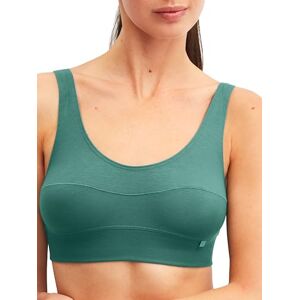 CALIDA Elastic Bustier Damen, mit breitem Softbund, atmungsaktive und weiche Single Jersey-Qualität North sea Green 36-38 CALIDA Elastic Bustier Damen, mit breitem Softbund, atmungsaktive und weiche Single Jersey-Qualität North sea Green 36-38