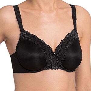 Triumph Damen Minimizer-BH Ladyform Soft W X, mit Bügel, ohne Polsterung, Verstellbare Träger, 85D, Schwarz Triumph Damen Minimizer-BH Ladyform Soft W X, mit Bügel, ohne Polsterung, Verstellbare Träger, 85D, Schwarz