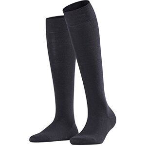 FALKE Damen Kniestrümpfe Softmerino W Kh Wolle Baumwolle lang einfarbig 1 Paar, Blau Dark Navy 6379, 39-40 FALKE Damen Kniestrümpfe Softmerino W Kh Wolle Baumwolle lang einfarbig 1 Paar, Blau Dark Navy 6379, 39-40