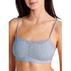 CALIDA Etude Toujours Bustier Damen, aus hochwertiger Supima-Baumwolle, mit feinem Nadelzug Aura Blue 44-46 CALIDA Etude Toujours Bustier Damen, aus hochwertiger Supima-Baumwolle, mit feinem Nadelzug Aura Blue 44-46