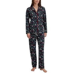 CALIDA Family & Friends Pyjama, durchgeknöpft Damen, warme Baumwollqualität Saphir Blue 44-46 CALIDA Family & Friends Pyjama, durchgeknöpft Damen, warme Baumwollqualität Saphir Blue 44-46