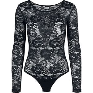Urban Classics Damen Ladies Lace Longsleeve Body Shapewear Ganzkörper-Body, Black, 5XL Urban Classics Damen Ladies Lace Longsleeve Body Shapewear Ganzkörper-Body, Black, 5XL
