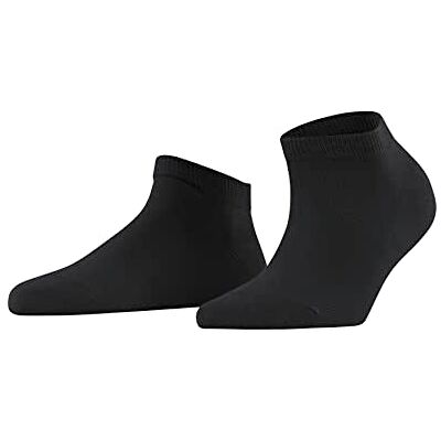 FALKE Damen Sneakersocken Family W Sn nachhaltige Baumwolle kurz einfarbig 1 Paar, Schwarz Black 3009, 39-42 FALKE Damen Sneakersocken Family W Sn nachhaltige Baumwolle kurz einfarbig 1 Paar, Schwarz Black 3009, 39-42