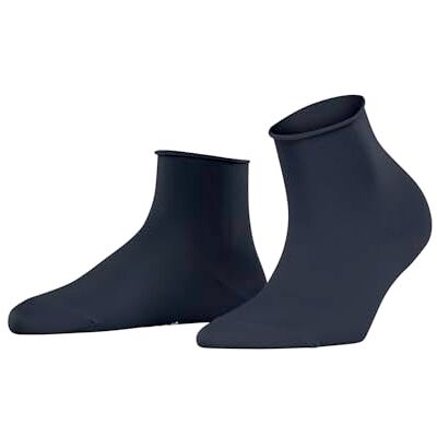 FALKE Damen Socken Cotton Touch W Sso Baumwolle einfarbig 1 Paar, Blau Space Blue 6116, 35-38 FALKE Damen Socken Cotton Touch W Sso Baumwolle einfarbig 1 Paar, Blau Space Blue 6116, 35-38