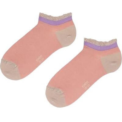 KUNERT Damen Sneaker Socken Elegant Essential edler Glanz coral 1515 35-38 KUNERT Damen Sneaker Socken Elegant Essential edler Glanz coral 1515 35-38