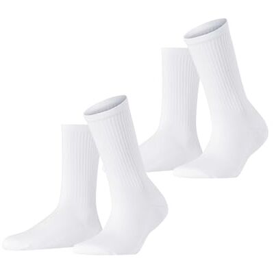 ESPRIT Damen Socken Basic Tennis Multipack W So Baumwolle einfarbig 2 Paar, Mehrfarbig White Mix 0010, 39-42 ESPRIT Damen Socken Basic Tennis Multipack W So Baumwolle einfarbig 2 Paar, Mehrfarbig White Mix 0010, 39-42
