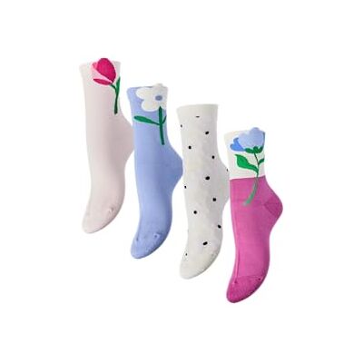 PIECES Damen Pcbeatrice Socks 4 Pack Pcbeatrice Socks 4 Pack (4er Pack) PIECES Damen Pcbeatrice Socks 4 Pack Pcbeatrice Socks 4 Pack (4er Pack)