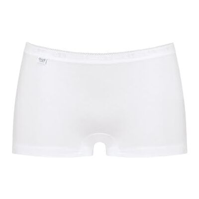 Sloggi Damen Unterhose Basic+ Short, 40, Weiß Sloggi Damen Unterhose Basic+ Short, 40, Weiß