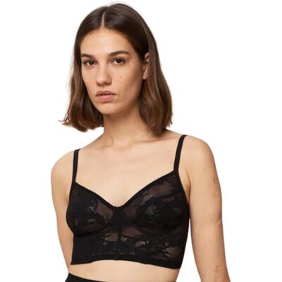 Triumph Damen Smart Deco Bustier Bra, SCHWARZ, 1 Triumph Damen Smart Deco Bustier Bra, SCHWARZ, 1
