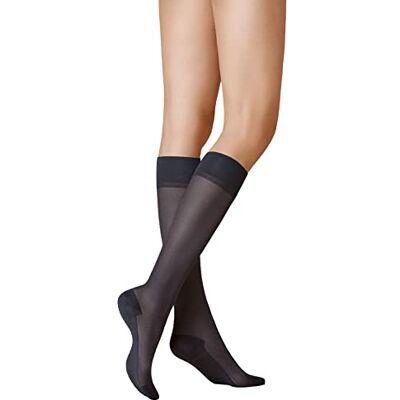 KUNERT Damen Kniestrümpfe Cotton Sole 20 hautsympatisch 20 DEN Marine 0880 39-42 KUNERT Damen Kniestrümpfe Cotton Sole 20 hautsympatisch 20 DEN Marine 0880 39-42