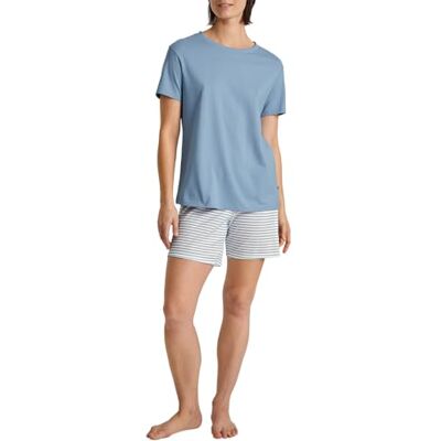 CALIDA Cotton Stripes Kurz-Pyjama Damen, aus 100% Baumwolle CALIDA Cotton Stripes Kurz-Pyjama Damen, aus 100% Baumwolle