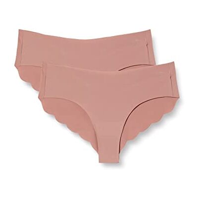 Sloggi Damen Unterhose Zero Microfibre 2.0 H Hipster, Recycelte Mikrofaser, 2-Pack, M, Cacao Sloggi Damen Unterhose Zero Microfibre 2.0 H Hipster, Recycelte Mikrofaser, 2-Pack, M, Cacao