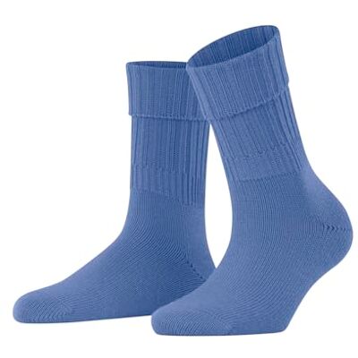 FALKE Damen Socken Striggings Rib W So Wolle einfarbig 1 Paar, Blau Water 6550, 39-42 FALKE Damen Socken Striggings Rib W So Wolle einfarbig 1 Paar, Blau Water 6550, 39-42