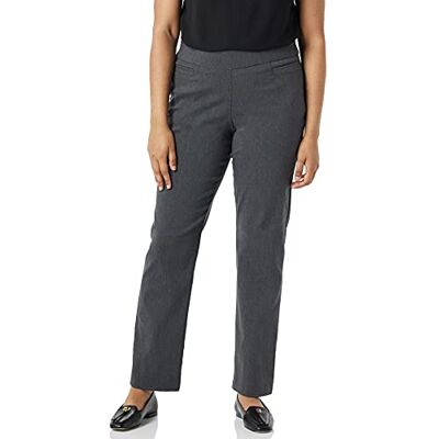 Briggs New York Damen Millennium Karrierehose Zum Hineinschlüpfen, Super Dehnbar, Durchschnittlich, Kurz und Lang Unterhose, grau meliert, 40 Briggs New York Damen Millennium Karrierehose Zum Hineinschlüpfen, Super Dehnbar, Durchschnittlich, Kurz und Lang Unterhose, grau meliert, 40