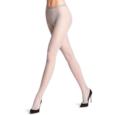 FALKE Damen Strumpfhose Siren W Ti transparent gemustert 1 Stück, Grau Shark 3258, M FALKE Damen Strumpfhose Siren W Ti transparent gemustert 1 Stück, Grau Shark 3258, M