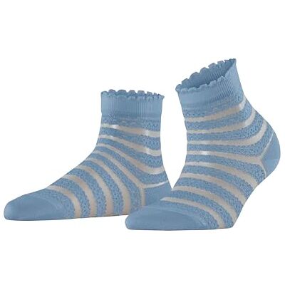 FALKE Damen Socken Border Lace W So Baumwolle gemustert 1 Paar, Blau Sky Blue 6876, 37-38 FALKE Damen Socken Border Lace W So Baumwolle gemustert 1 Paar, Blau Sky Blue 6876, 37-38