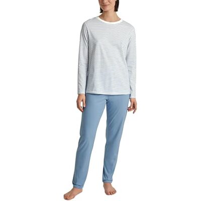 CALIDA Cotton Stripes Pyjama, lang Damen, aus 100% Baumwolle CALIDA Cotton Stripes Pyjama, lang Damen, aus 100% Baumwolle