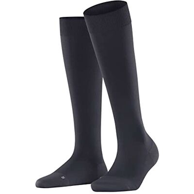 FALKE Damen Kniestrümpfe Energizer W Kh weiches Material mit Kompression 1 Paar, Blau Dark Navy 6379, 39-40 FALKE Damen Kniestrümpfe Energizer W Kh weiches Material mit Kompression 1 Paar, Blau Dark Navy 6379, 39-40