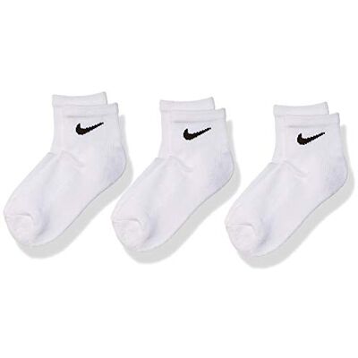 NIKE Unisex Kids Basic Pack Ankle 3pk Socks Eu 27-35 SOCKS NIKE Unisex Kids Basic Pack Ankle 3pk Socks Eu 27-35 SOCKS