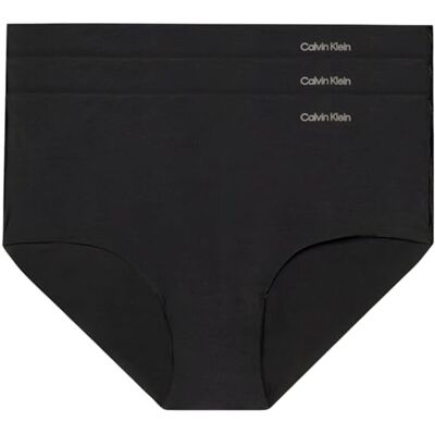 Calvin Damen 3er Pack Hipsters Unterwäsche, Schwarz (Black/Black/Black), XS Calvin Damen 3er Pack Hipsters Unterwäsche, Schwarz (Black/Black/Black), XS