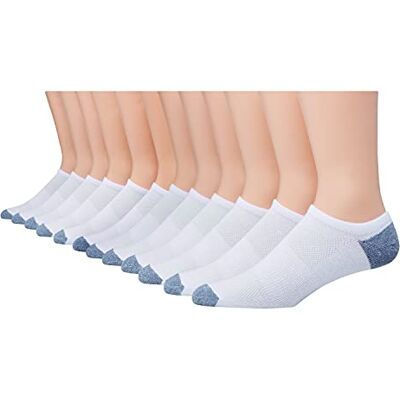 Hanes Herren X-temp Herrensocken, Leicht, Niedrig Geschnitten und Ohne Show, 12er-pack Lässige Socken (12er Pack) Hanes Herren X-temp Herrensocken, Leicht, Niedrig Geschnitten und Ohne Show, 12er-pack Lässige Socken (12er Pack)