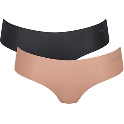 Sloggi Damen Zero Microfibre 2.0 C2P Hipster, Brown-Dark Combination, XS Sloggi Damen Zero Microfibre 2.0 C2P Hipster, Brown-Dark Combination, XS