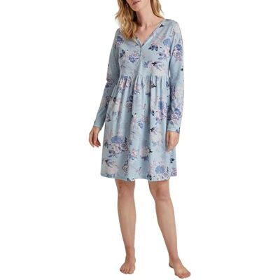 CALIDA Favourites Langarm-Nachthemd Damen, aus 100% Baumwolle, mit Knopfleiste CALIDA Favourites Langarm-Nachthemd Damen, aus 100% Baumwolle, mit Knopfleiste