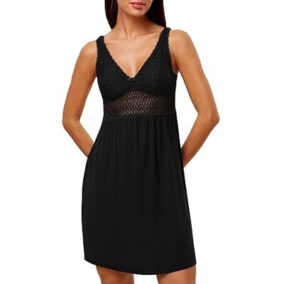 Triumph Damen Aura Spotlight NDK 01 X Night Shirt, SCHWARZ, 44 Triumph Damen Aura Spotlight NDK 01 X Night Shirt, SCHWARZ, 44