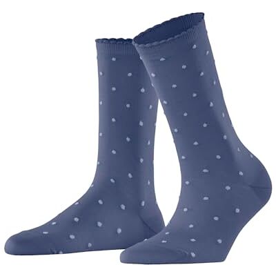 FALKE Damen Socken Spike Dot W So Baumwolle gemustert 1 Paar, Blau Horizon 6928, 39-42 FALKE Damen Socken Spike Dot W So Baumwolle gemustert 1 Paar, Blau Horizon 6928, 39-42