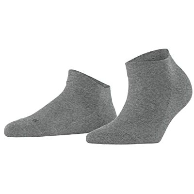 FALKE Damen Sneakersocken Sensitive London W Sn Baumwolle kurz einfarbig 1 Paar, Grau Light Grey Melange 3390, 39-42 FALKE Damen Sneakersocken Sensitive London W Sn Baumwolle kurz einfarbig 1 Paar, Grau Light Grey Melange 3390, 39-42