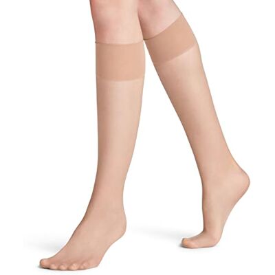 FALKE Damen Kniestrümpfe Pure Matt 20 DEN W Kh transparent einfarbig 1 Paar, Hautfarben Cocoon 4859, 39-42 FALKE Damen Kniestrümpfe Pure Matt 20 DEN W Kh transparent einfarbig 1 Paar, Hautfarben Cocoon 4859, 39-42