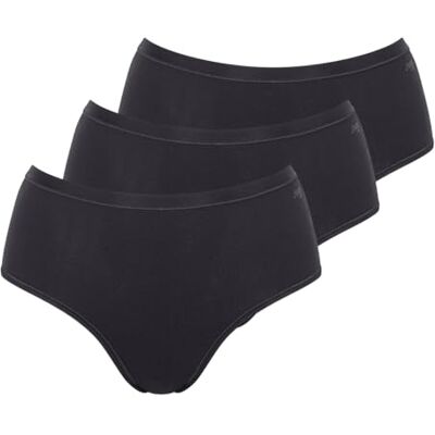 Sloggi GO Daily Cotton Midi 3P Black Sloggi GO Daily Cotton Midi 3P Black