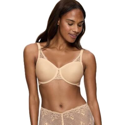 Triumph Damen O Light Paonette T W01 Bra, Nude Beige, 75C EU Triumph Damen O Light Paonette T W01 Bra, Nude Beige, 75C EU
