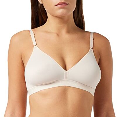 Triumph Damen BH Micro Fun N, ohne Bügel, ohne Polsterung, Verstellbare Träger, 80B, Nude Beige Triumph Damen BH Micro Fun N, ohne Bügel, ohne Polsterung, Verstellbare Träger, 80B, Nude Beige