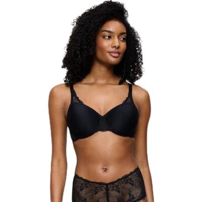 Triumph Damen O Light Paonette T W01 Bra, Schwarz, 75F EU Triumph Damen O Light Paonette T W01 Bra, Schwarz, 75F EU