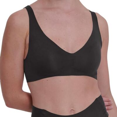 Sloggi Damen Zero Feel 2.0 Bralette, Black, L Sloggi Damen Zero Feel 2.0 Bralette, Black, L