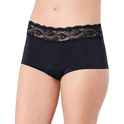 Triumph Damen Spitzen-Unterhose Lovely Micro Short, aus Mikrofaser, M, Schwarz Triumph Damen Spitzen-Unterhose Lovely Micro Short, aus Mikrofaser, M, Schwarz