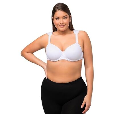 Ulla Popken Damen große Größen Übergrößen Plus Size BH-Trägerpolster, 4er-Pack Ulla Popken Damen große Größen Übergrößen Plus Size BH-Trägerpolster, 4er-Pack