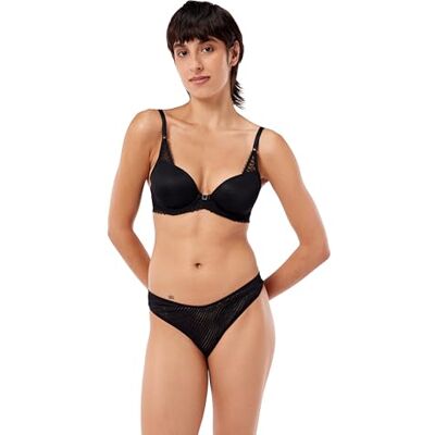Triumph Damen Harmony Spotlight High Leg Brazilian Underwear, SCHWARZ, 38 Triumph Damen Harmony Spotlight High Leg Brazilian Underwear, SCHWARZ, 38
